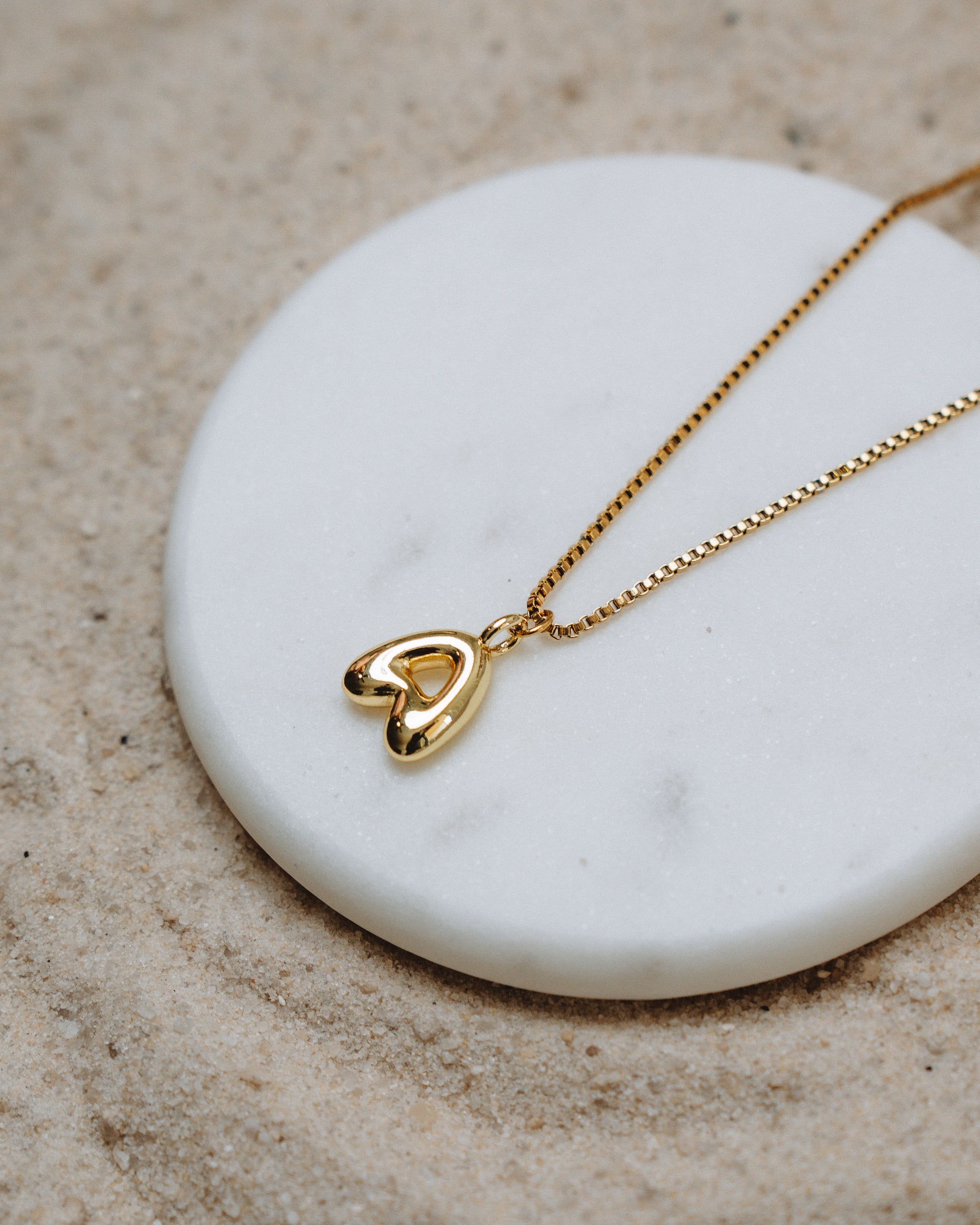 Chunky Letter Necklace