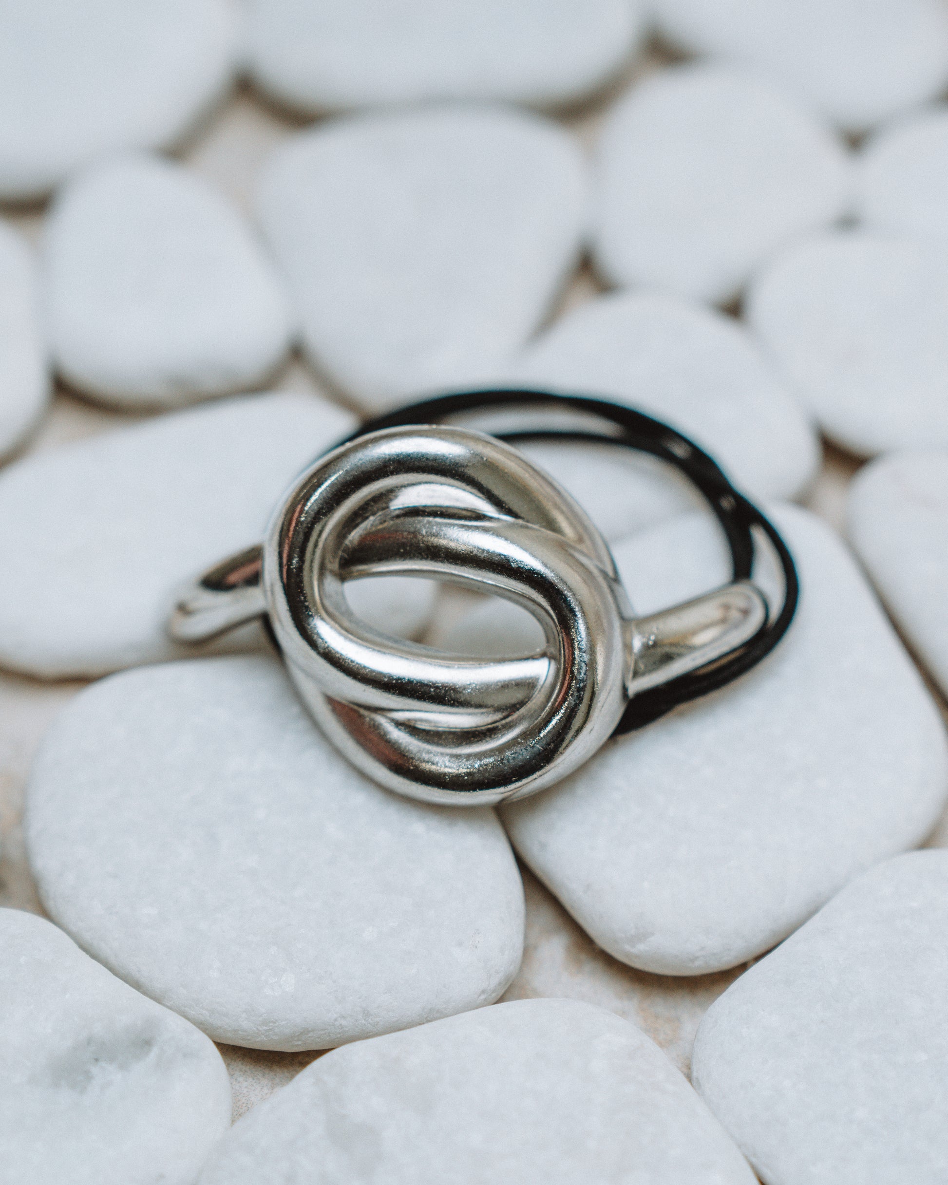 Chiara silver Hair tie