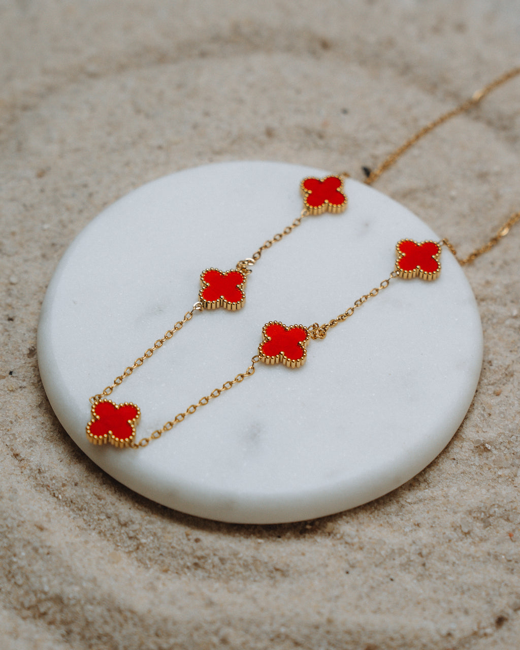 Red Clover Necklace
