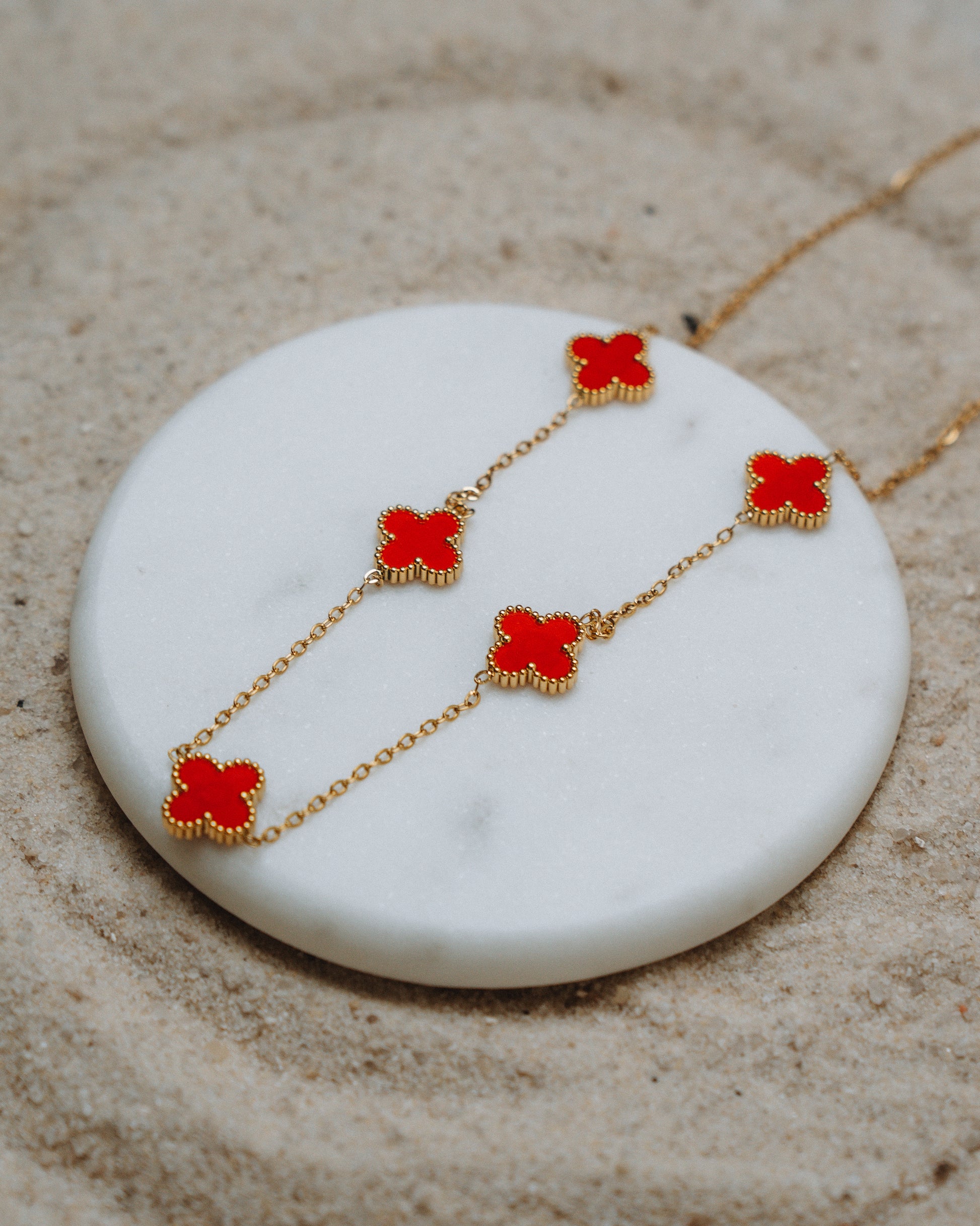 Red Clover Necklace