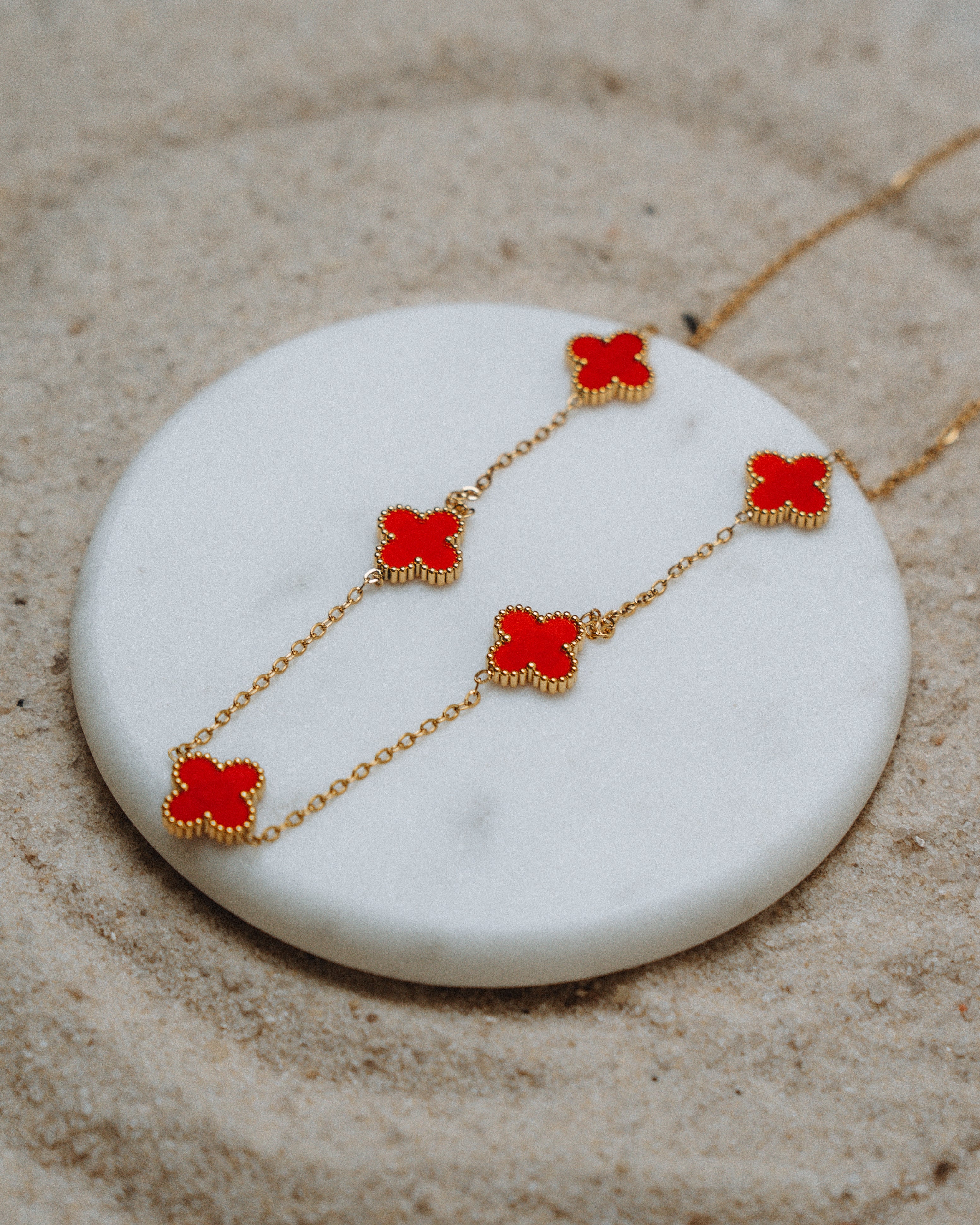 Red Clover Necklace