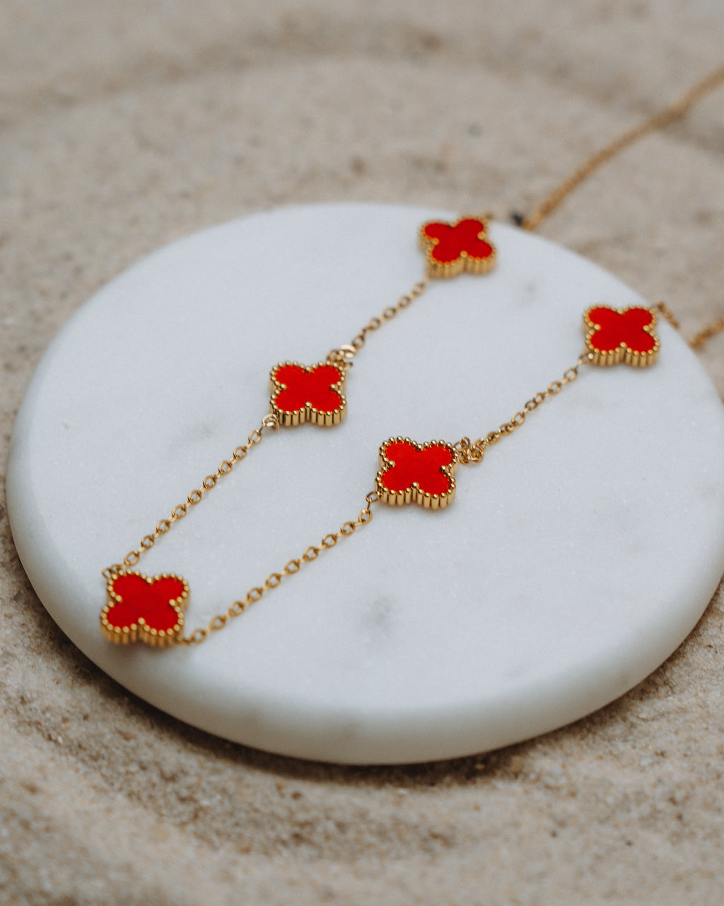 Red Clover Necklace