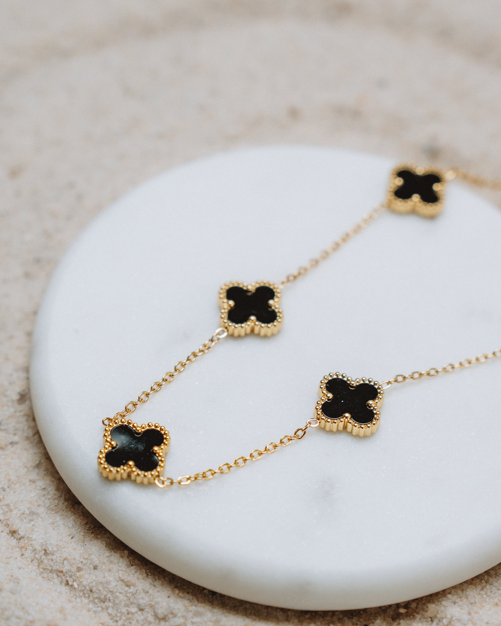 Black Clover Necklace