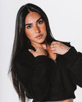 Ocean half-zip Hoodie / Black
