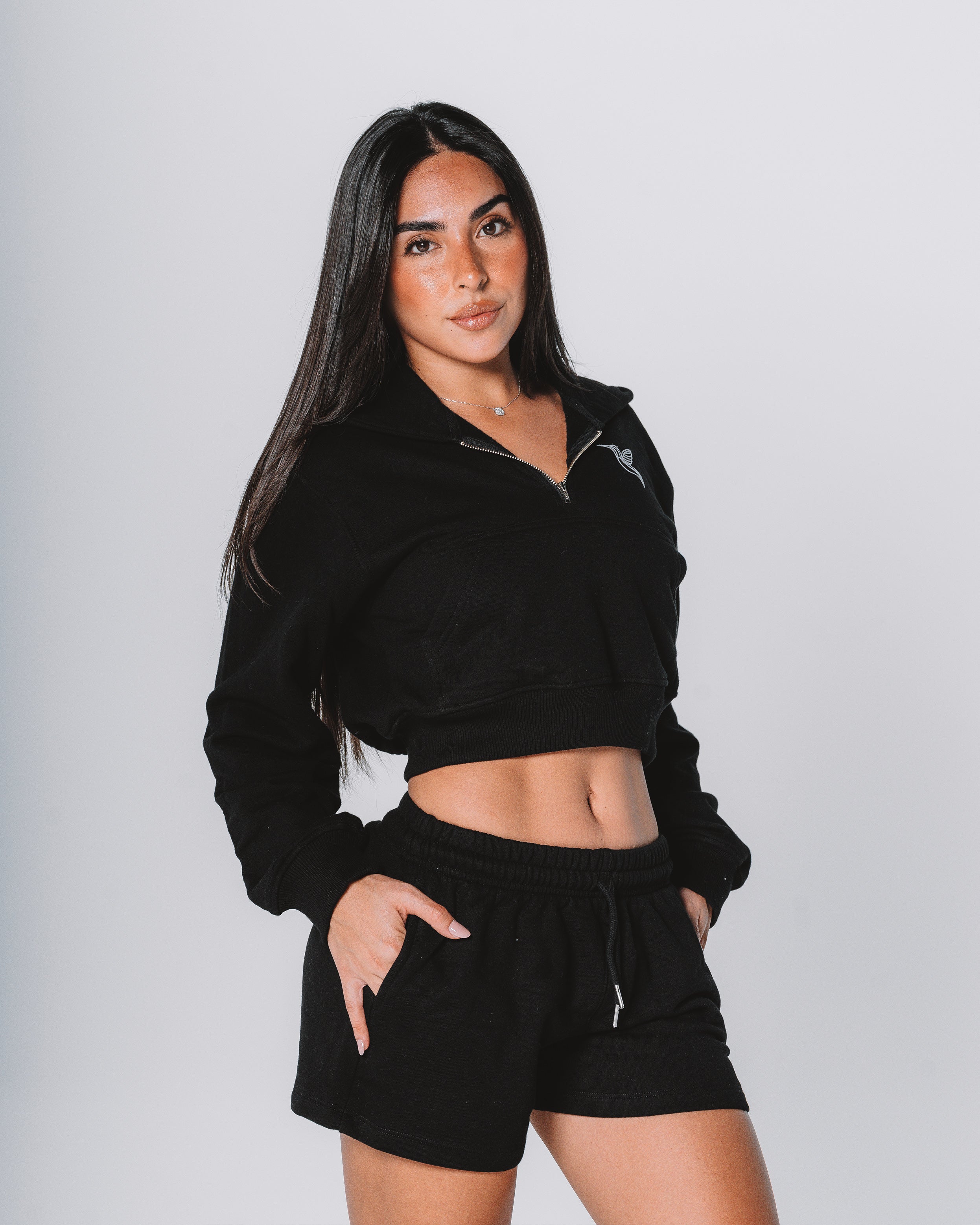 Ocean sweatshort / Black.
