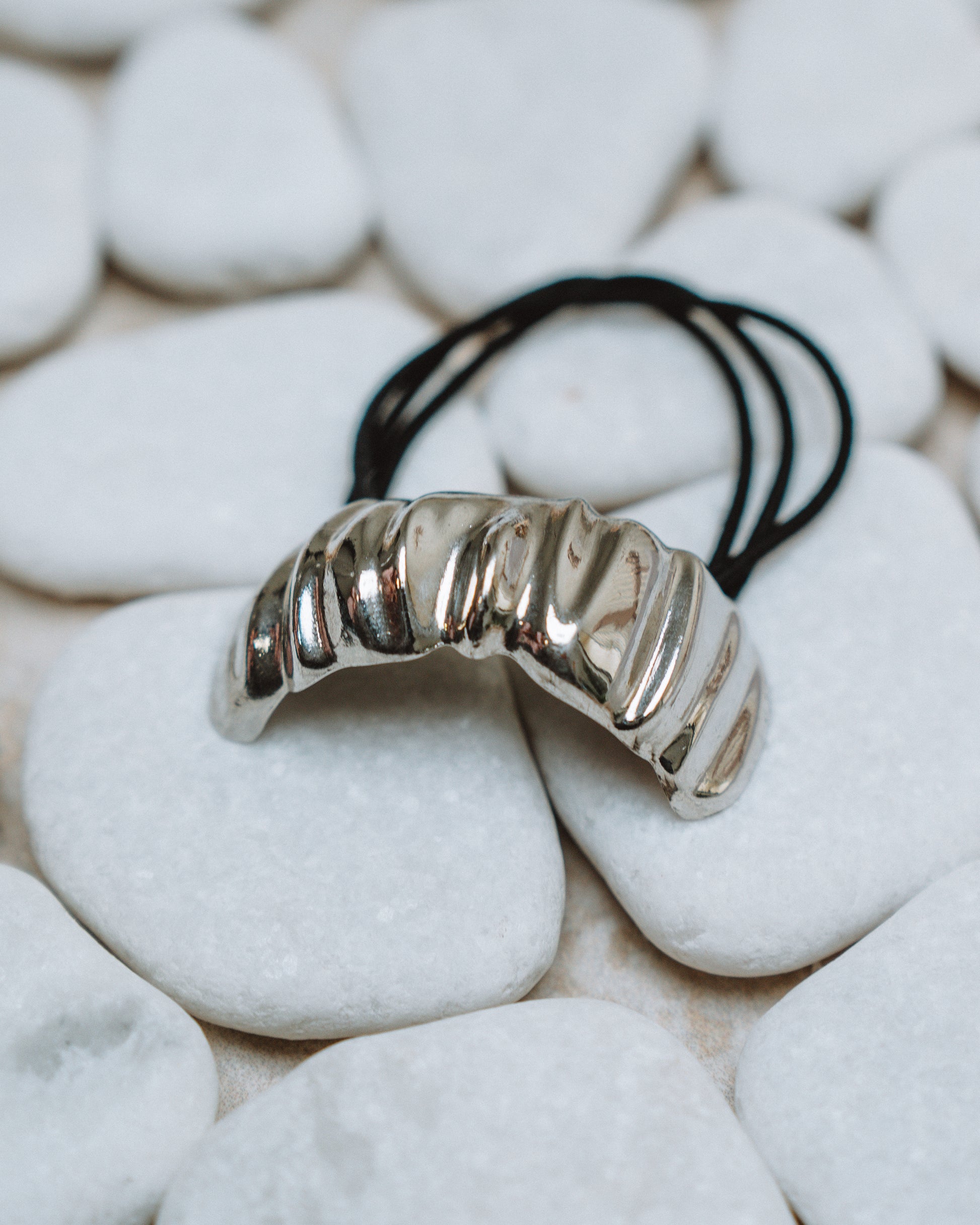 Tere silver Hair tie