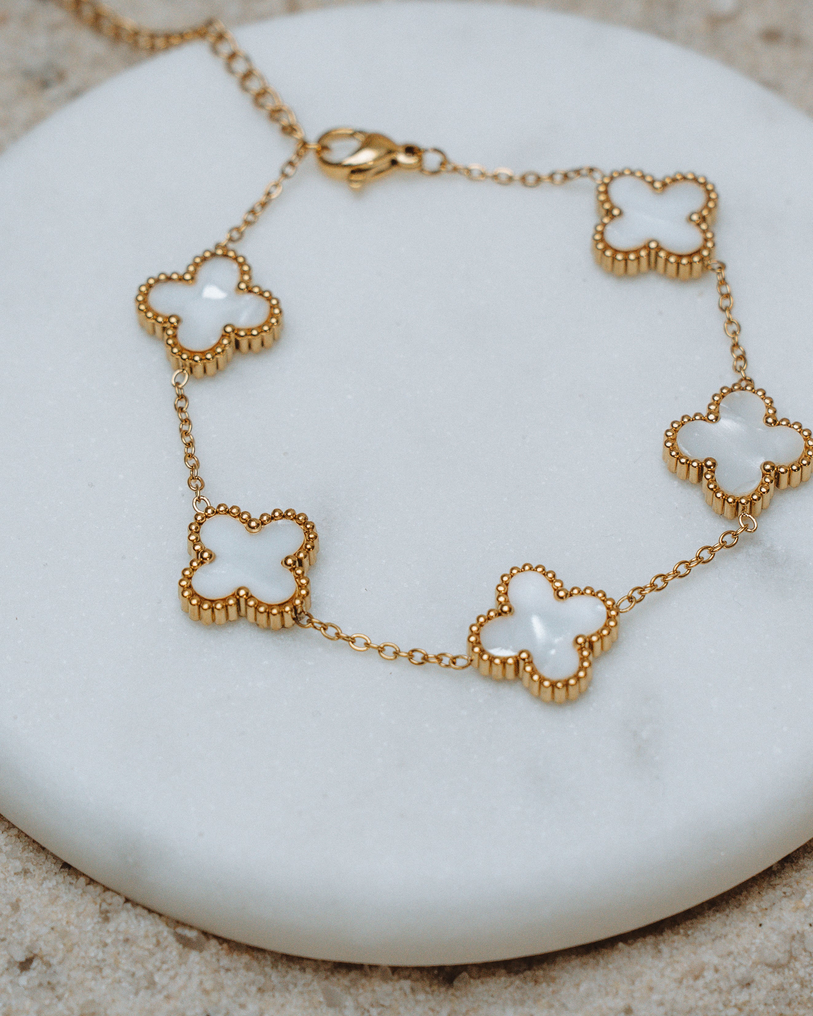 White Clover Bracelet