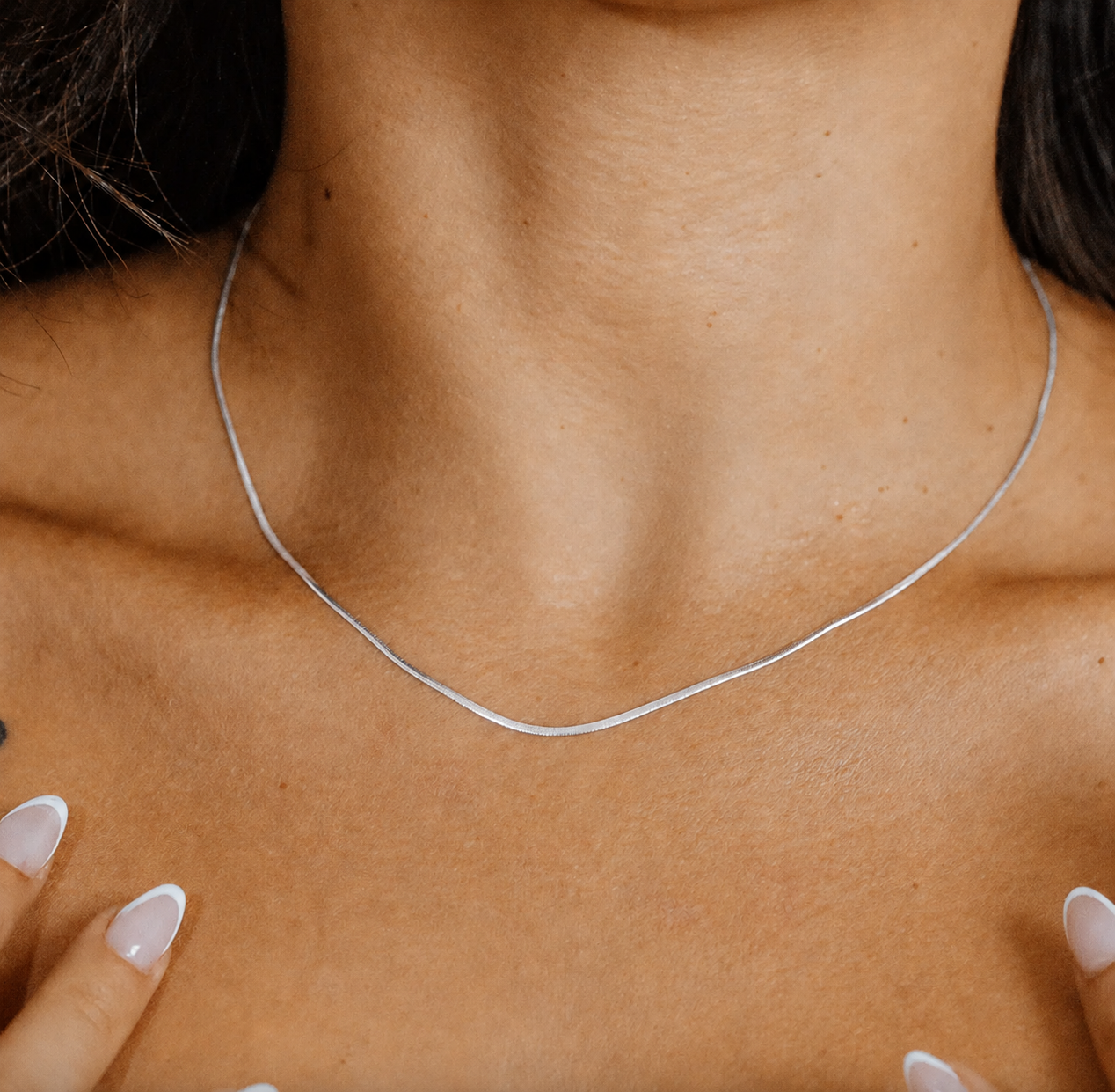 Silver Snake Necklace