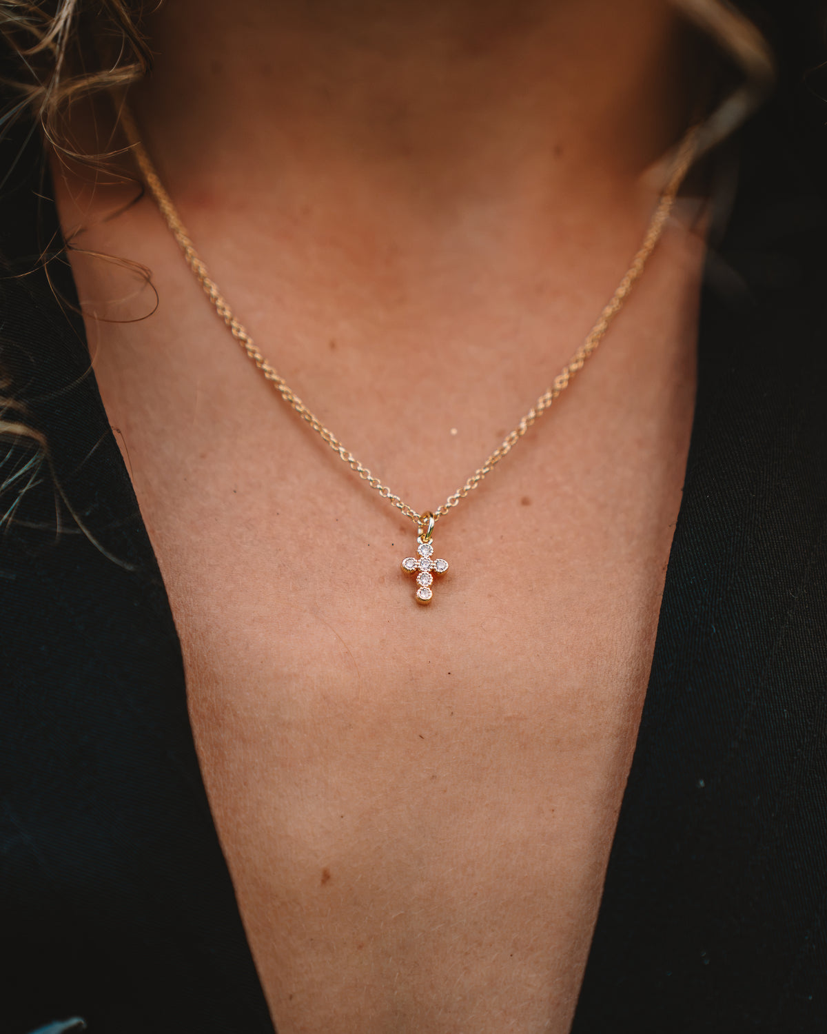 Mercy Cross Necklace