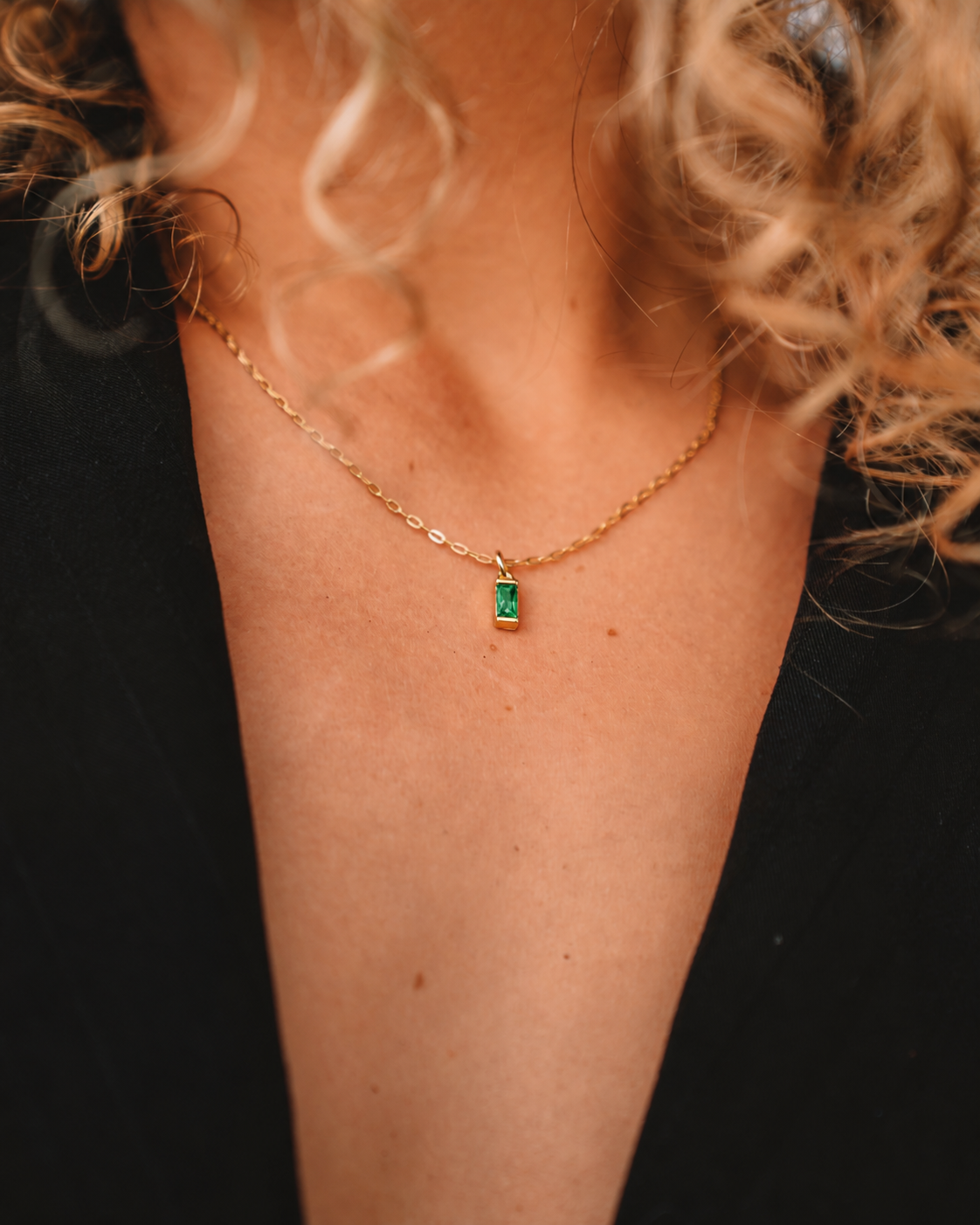 Thea Green Necklace