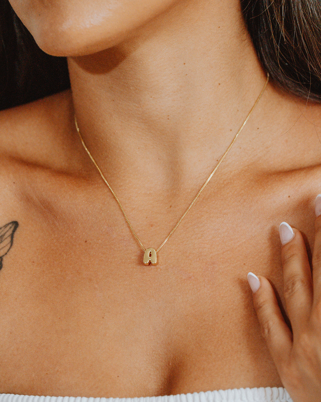 Bubble Letter Necklace
