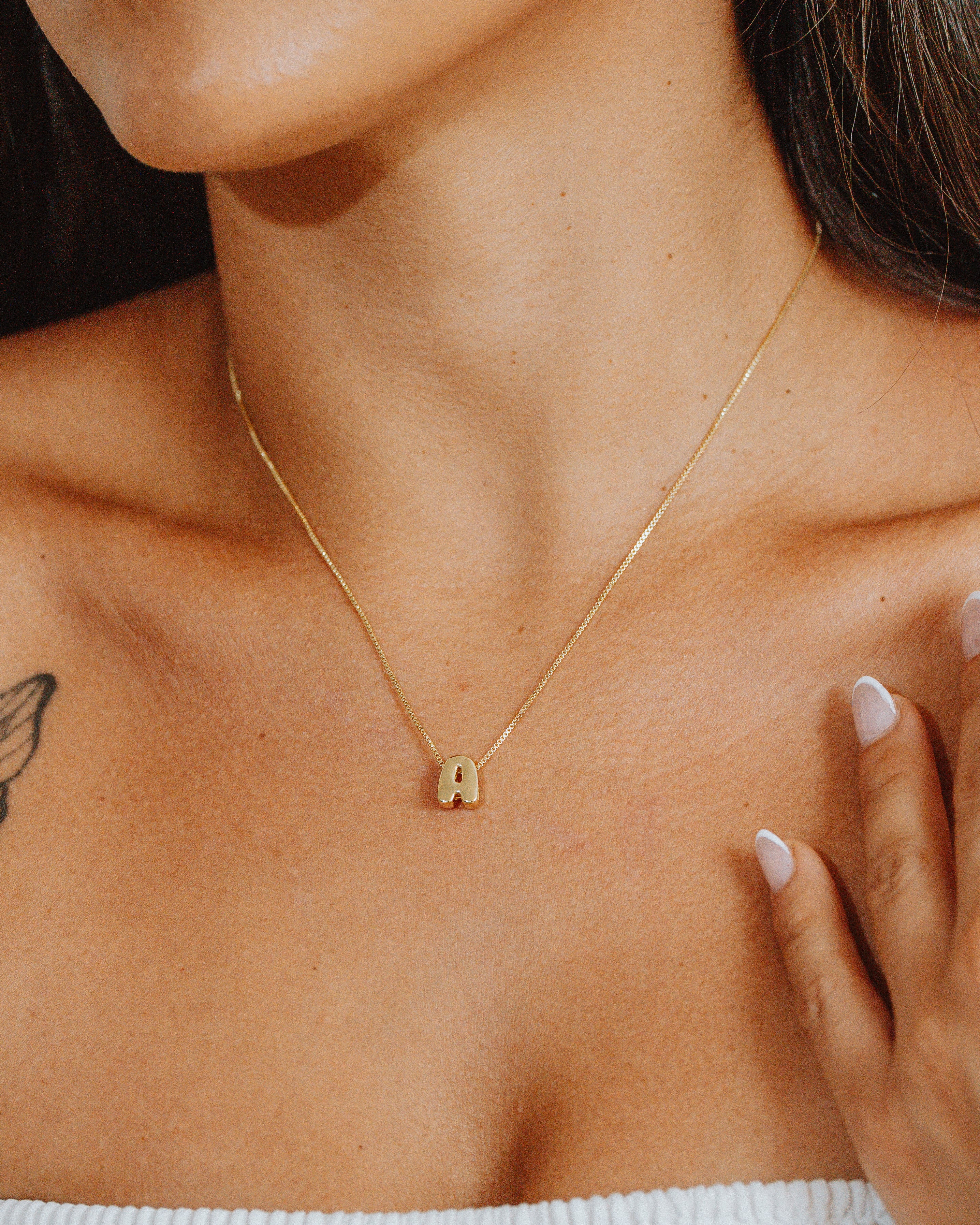 Bubble Letter Necklace