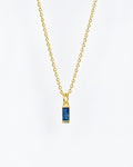 Thea Sapphire Blue Necklace