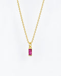 Thea Ruby Red Necklace