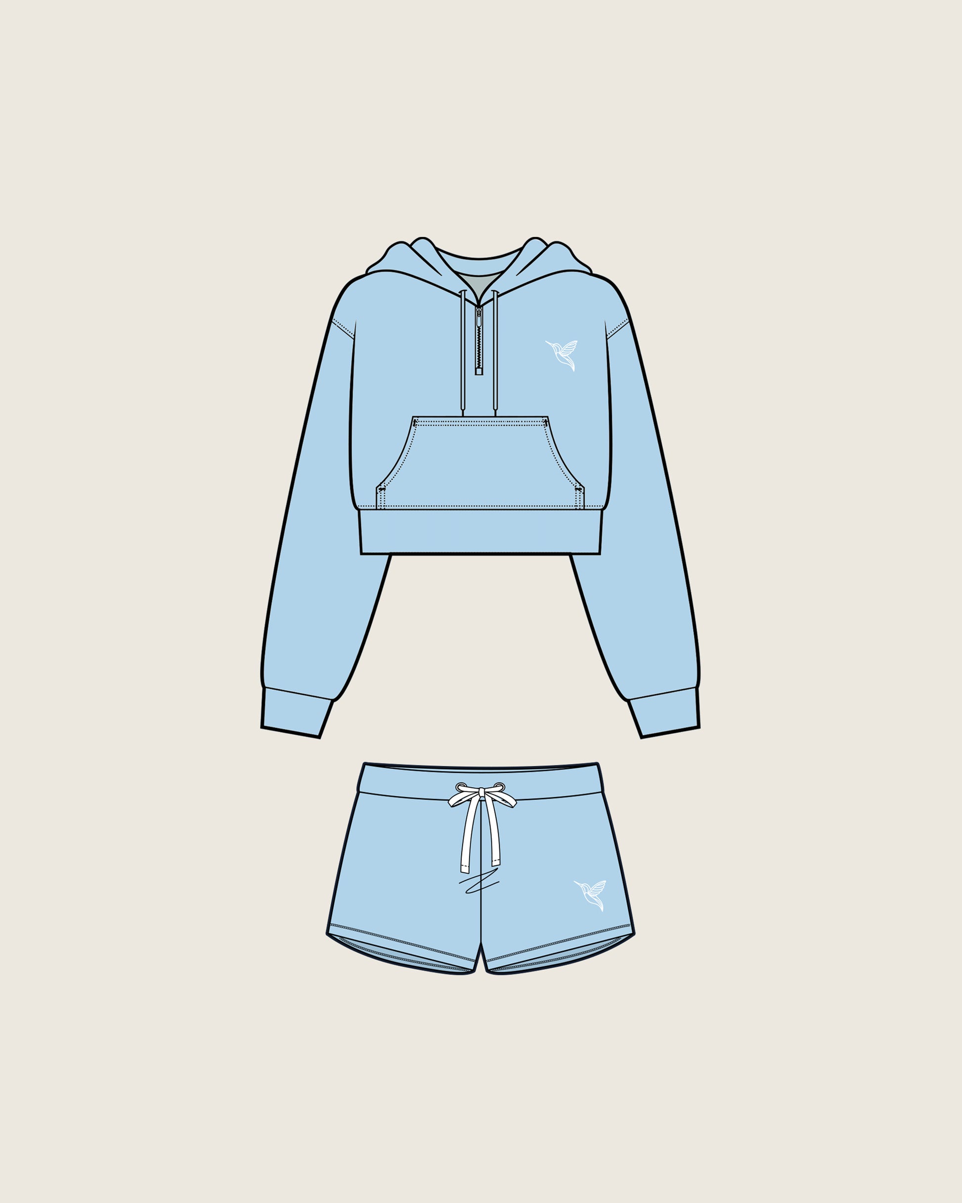 Ocean set / Sky Blue