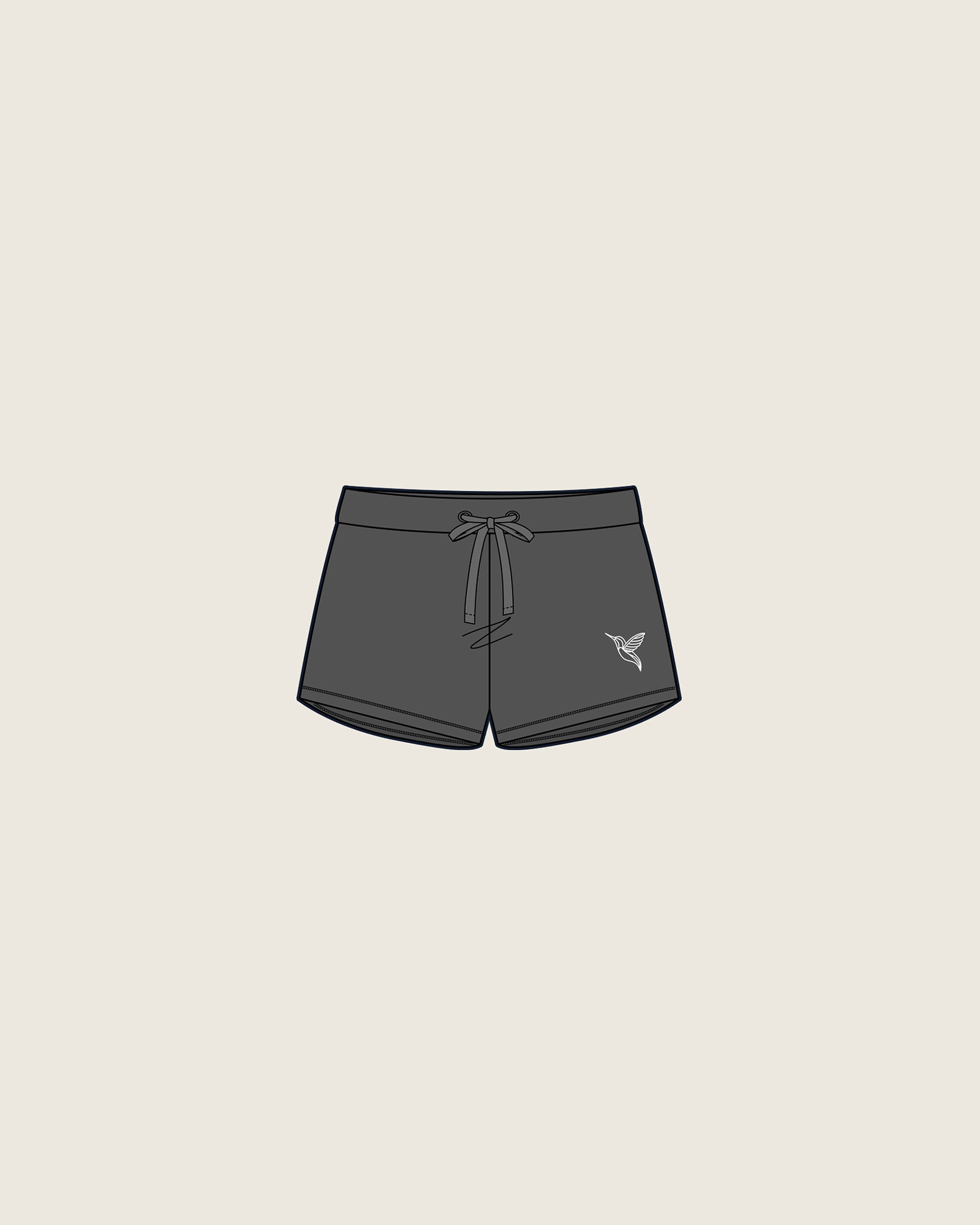 Ocean sweatshort / Black.